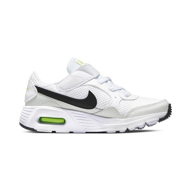 New Nike Air Max SC Abrasion-Resistant Kids Lifestyle Shoes White Black Green Children Aged 3-7 Years Old CZ5356-105