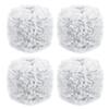 PATIKIL Fluffy Faux Fur 4 Soft Faux Fur Fabric for DIY and Gray and White Yarn, 64m, Approx. 100g, Balls, Crocheting, Knitting, Rope, Blankets, Hats,