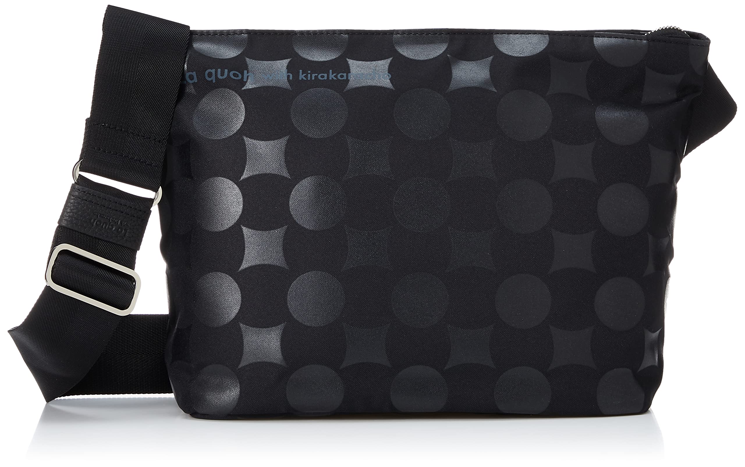 

Cuo with Kira Shoulder Bag Nanban Basic Print Shoulder Black [La Karacho] Cloisonné (N)