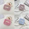 Plush Leopard Print Menstrual Pad Storage Pouch With Compact Design For Daily Use
