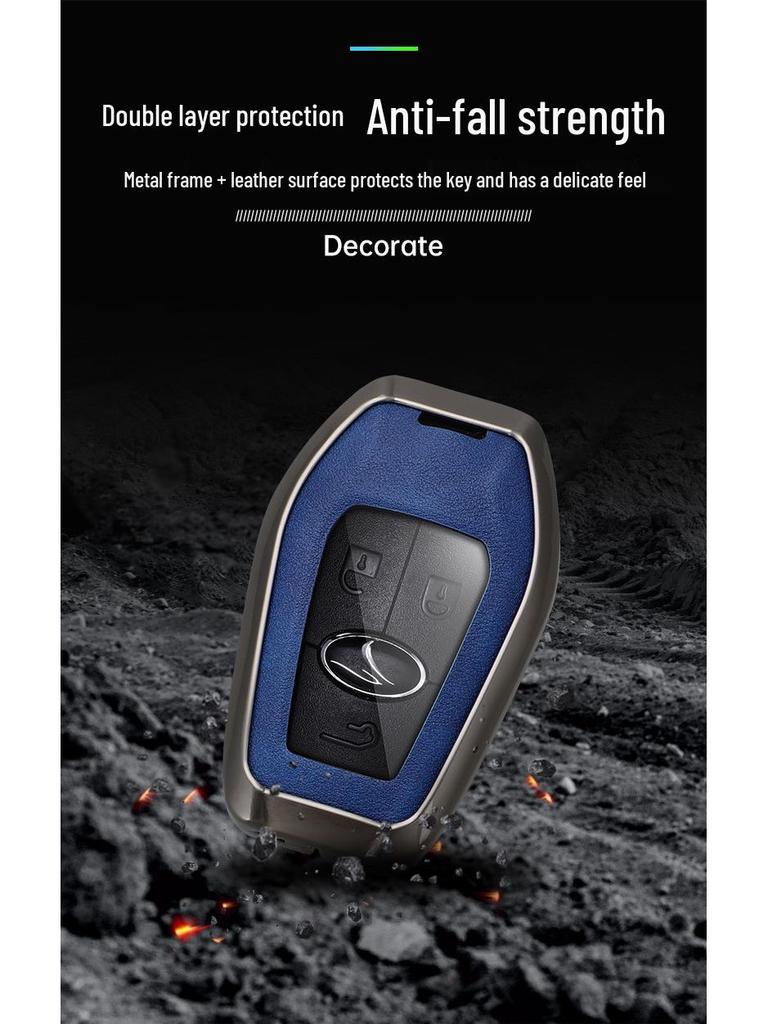 Southeast DX7 Key Case for DX3/DX5/A5 with Metal Shell and Buckle Design for Men