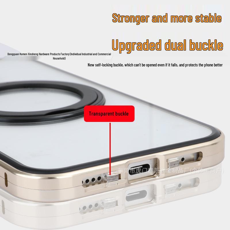 Apple Pro Max 360° Rotating Magnetic Stand Case - Full Coverage Protective iPhone 16 Case by Magnet King