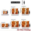 2D flat printing 2pcs Curtain Scene Curtains Flying Red-Crowned Cranes Digital Printed Polyester Drapes Party Decorations Use