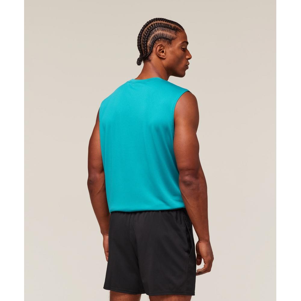 Gymshark Oversized Performance Tank Jewel Teal A6a5u Tbtc