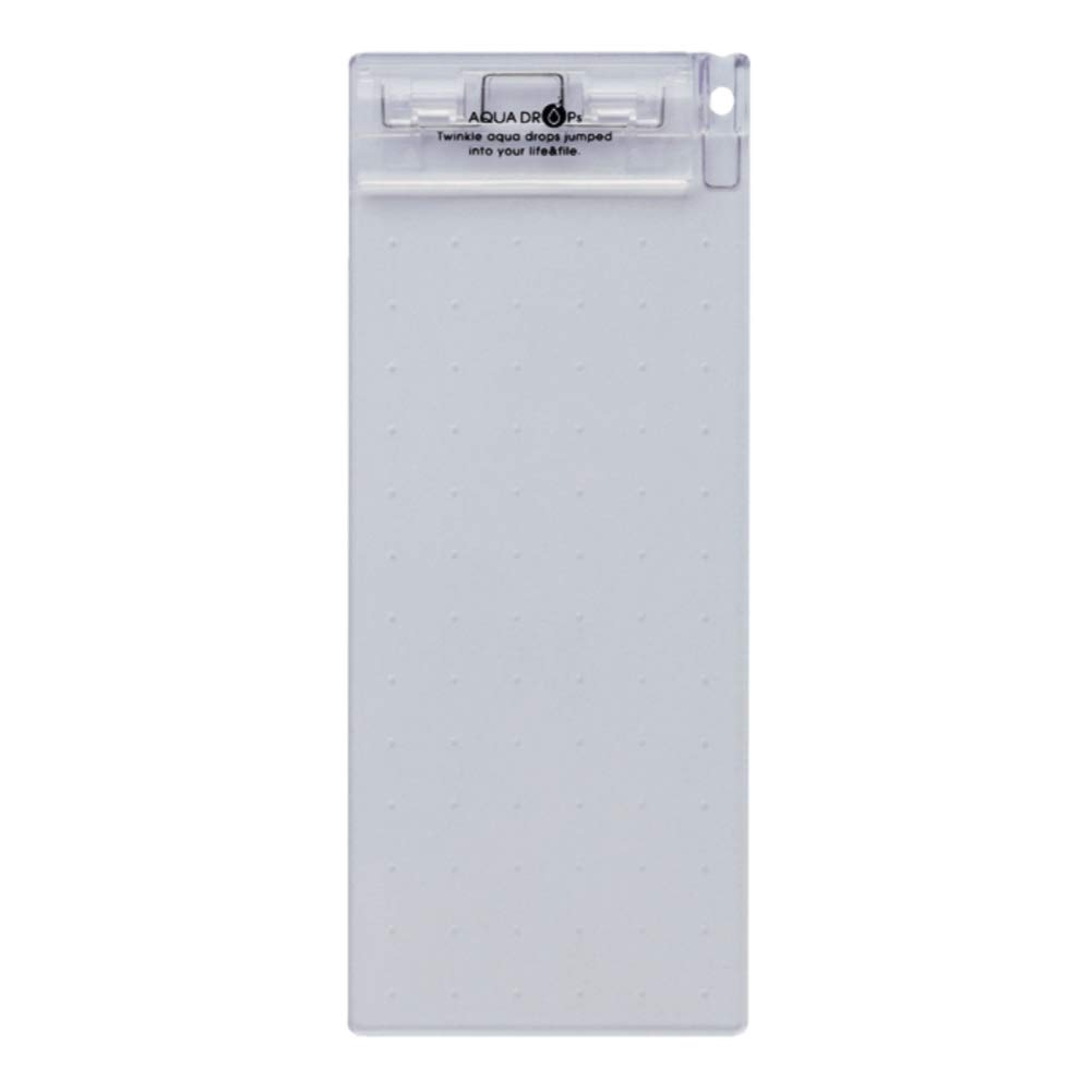LIHIT LAB Binder 88 x 200 Clipboard, Ultra-thin, mm, Crystal, A5060-25