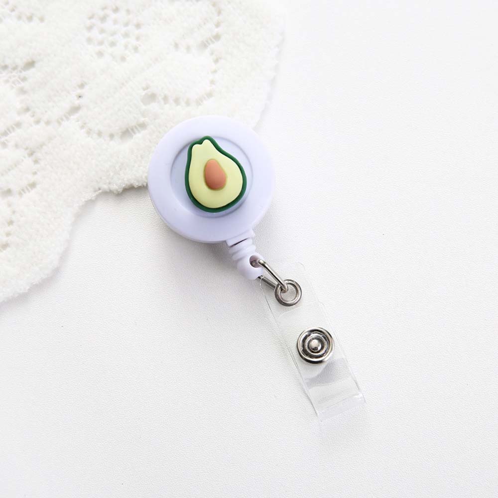 Buckle ID Name Holder Retractable Badge Reel ID Badge Holder Clip Credit Card Holder Clip