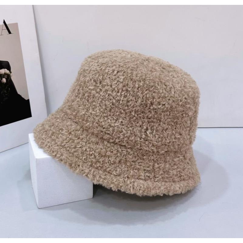 

25 Ранняя осень новая шляпа рыбака детская однотонная универсальная модная шляпа-ведро зимняя уличная теплая трендовая темные хаки