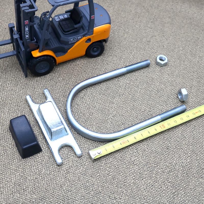 U-Bolt Lifting Cylinder Support Clamp for Heli Forklift Mast Limit Block