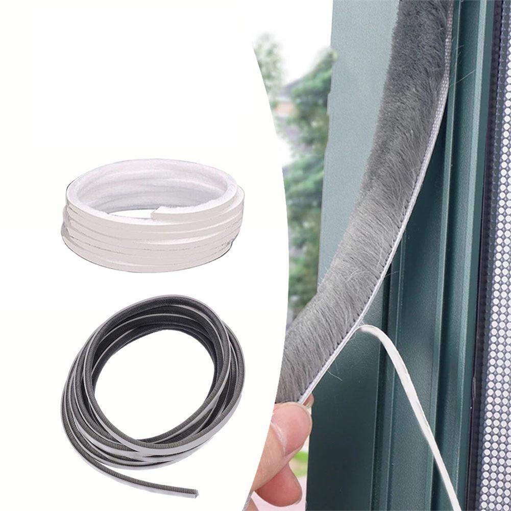 Reliable Windproof Dust Insulation 10M Brush Strip Door Sealing Strip For Long Lasting Protection Noise Reduction