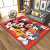 1pc Mickey and Minnie Area Rug, Non Slip Floor Mat, Cartoon Character Design, Soft Velvet, Room Decor, Washable Indoor Carpet