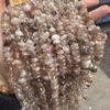 Natural Black Gold Beads for DIY Jewelry - Specialty Through-Hole Design