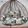 Hanging Chair Egg Chair Swing Cushion Cover Thickened Soft Rebound Breathable Non Deformable Cradle Vine Basket Cover No Padding