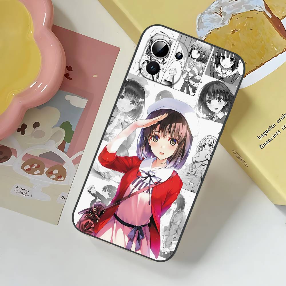 

Anime Saekano How To Slim Black Shockproof Phone Case: Snug Fit For Xiaomi 12,11,12S Ultra & Redmi Note 11,10T,9,9A,8Pro,8T,5G Xiaomi10T