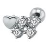 Stainless Steel Dermal Anchors Base Hypoallergenical Body Piercing Jewelry Fashionable Accessory for Sensitive Skin