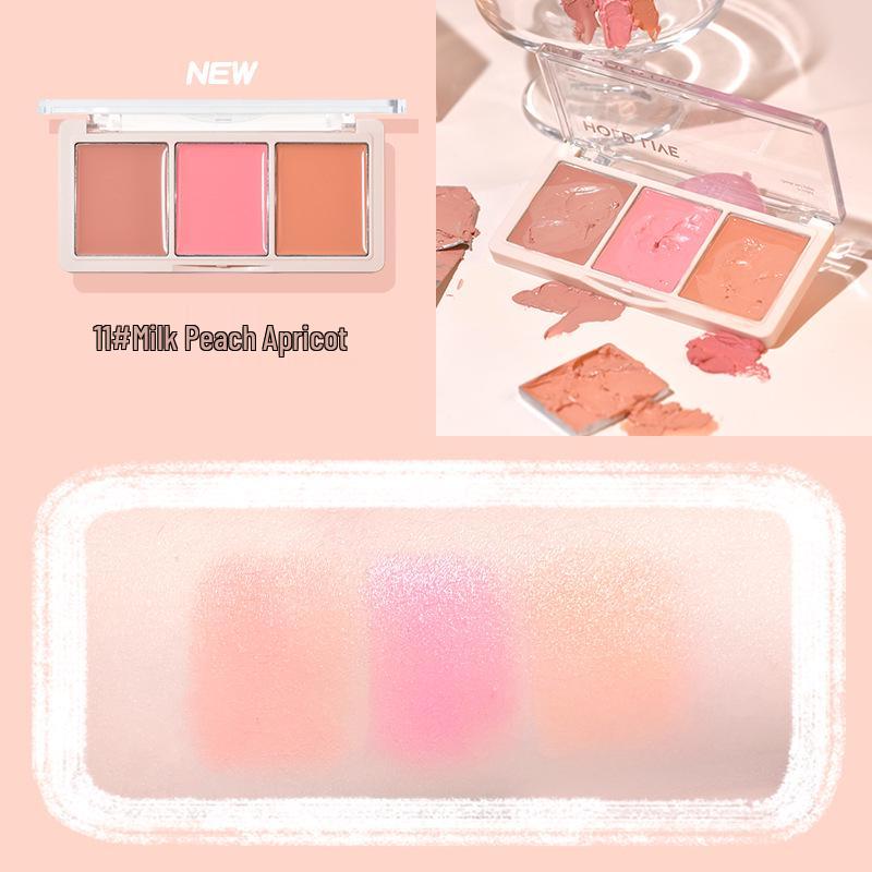 

HOLD LIVE Secret Garden Three-Color Blush & Eyeshadow Palette: Purple, Blue, Peach HL461.
