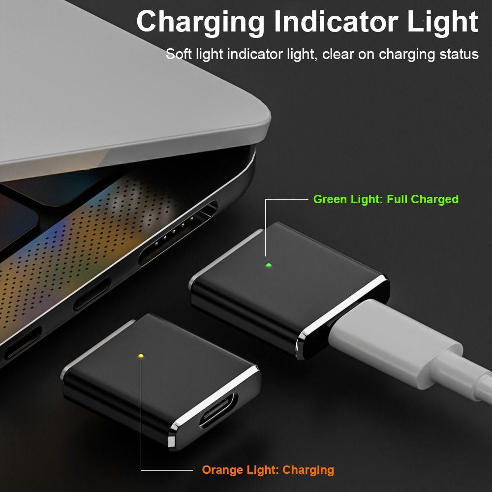 Magnetic USB Type-C To Magsafe 3 Converter Charging Cable Adapter for MacBook Air/Pro 14 16