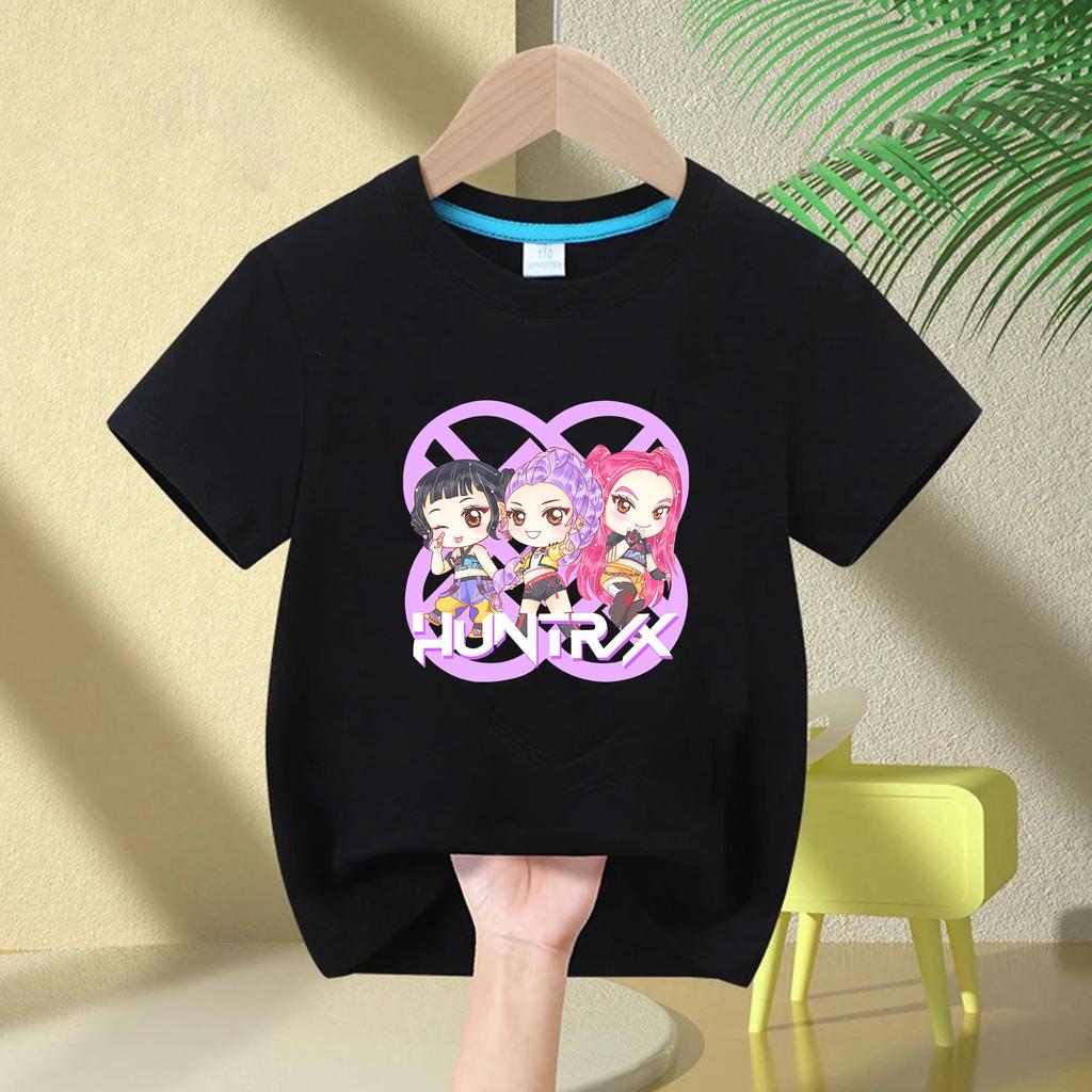 Unisex Kids T-shirts Children's Kpop Witch Hunt Short-Sleeve Printed T-Shirt