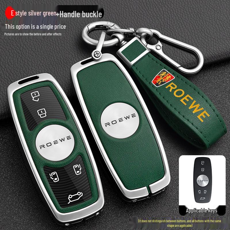 Roewe iMAX8 EV RX9 2023 Car Key Case – Metal Protective Shell with Buckle