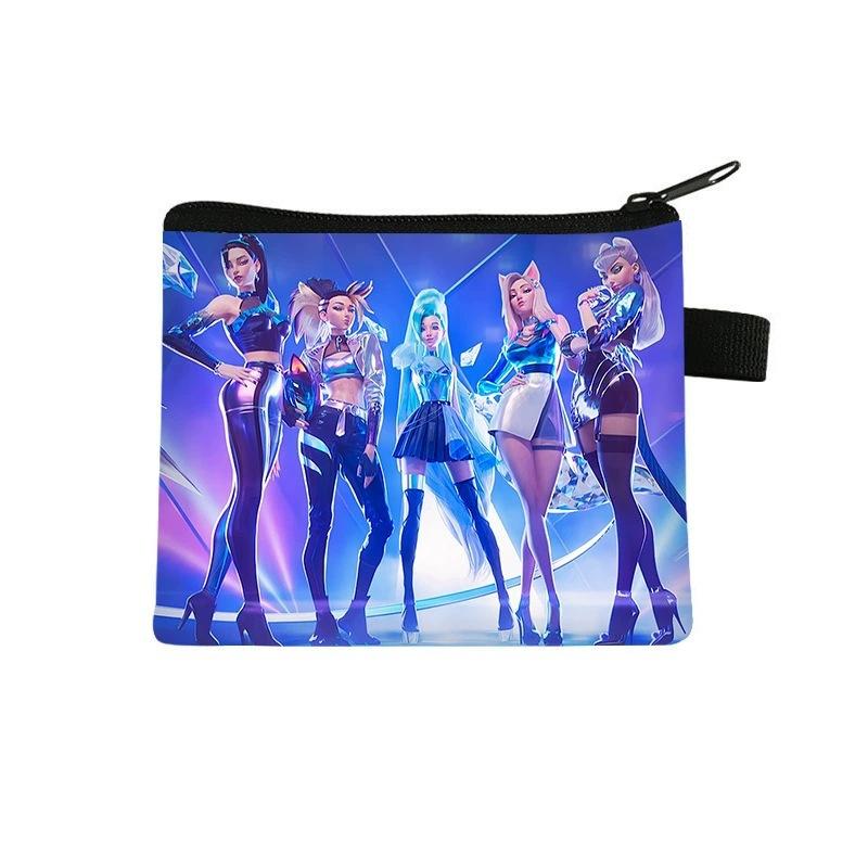 Witch Hunters Change Bag Coin Storage Bag Wallet Short Portable Key Card Bag Cartoon Bag