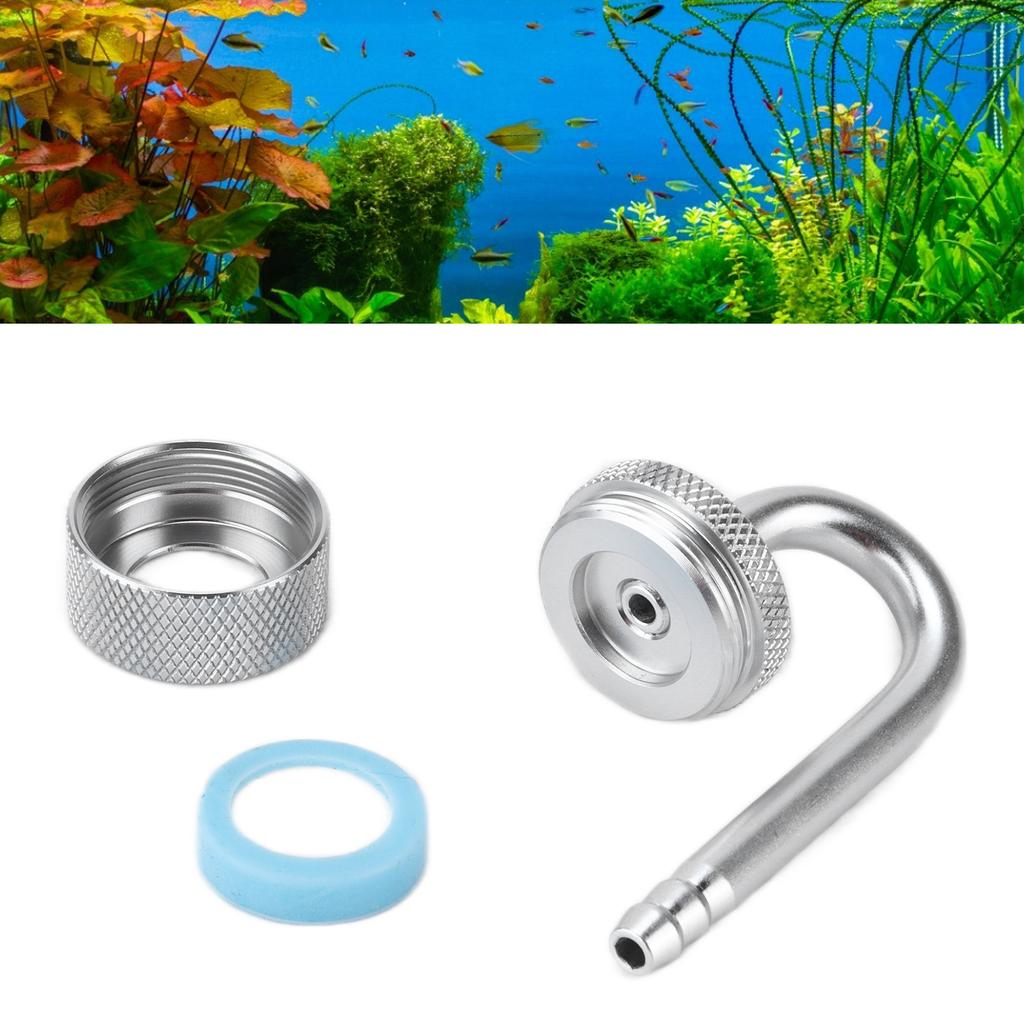 Aquarium CO2 Atomizer Simple Durable CO2 Diffuser Carbon Dioxide Refiner for Fish Tank
