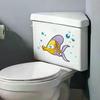 Glow-In-The-Dark Fish Toilet Stickers Luminous Wall Windows Car Stickers Self-Adhesive Removable PVC Decals Home Decor