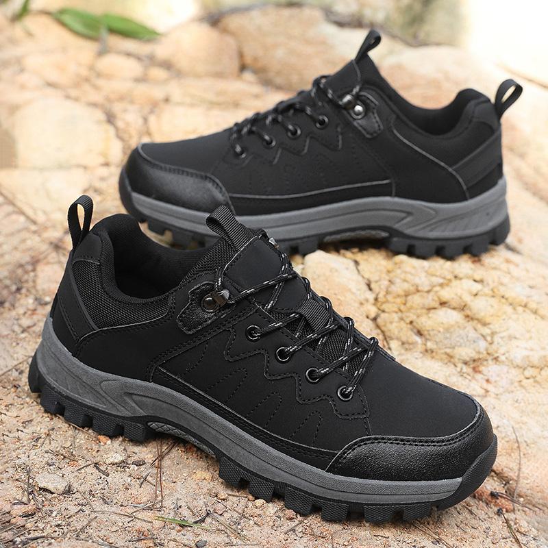 TUINANLE Classic Handmade Casual Leather Shoes Men Loafers Comfortable Moccasins Men Flats Shoes Hiking Walking Boots