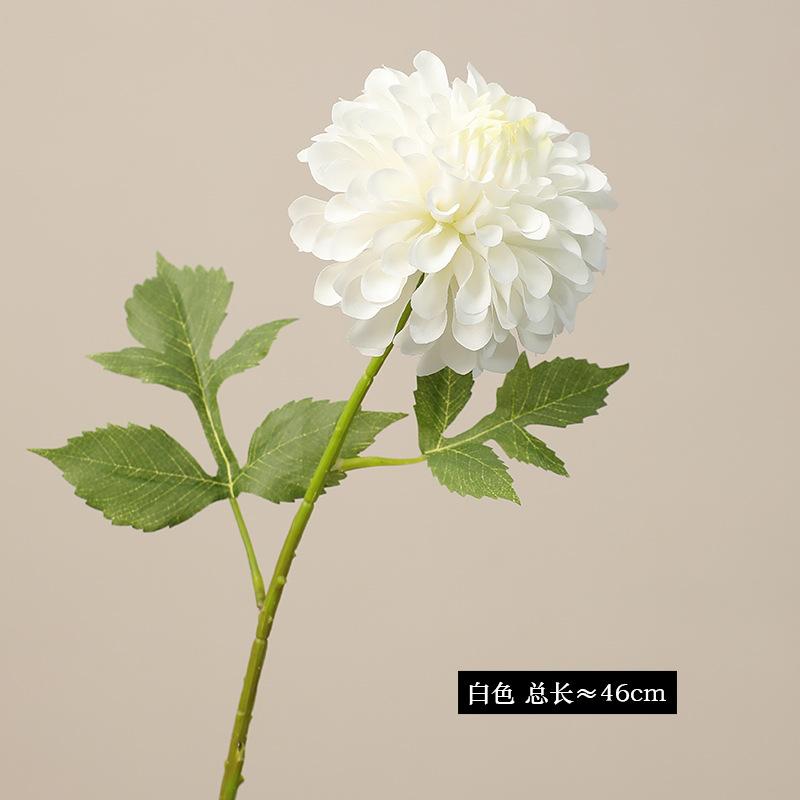 

New simulation dahlia beauty chrysanthemum wedding hall outdoor floral landscaping decoration floral fake flower ornament белый