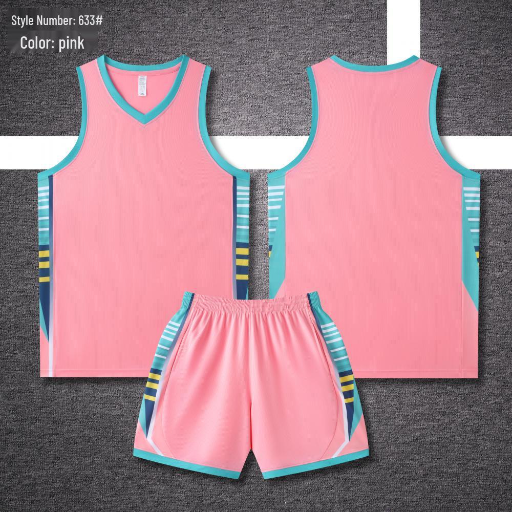 Custom Basketball Uniform Set: Quick-Dry, Breathable, Unisex, Short Sleeve