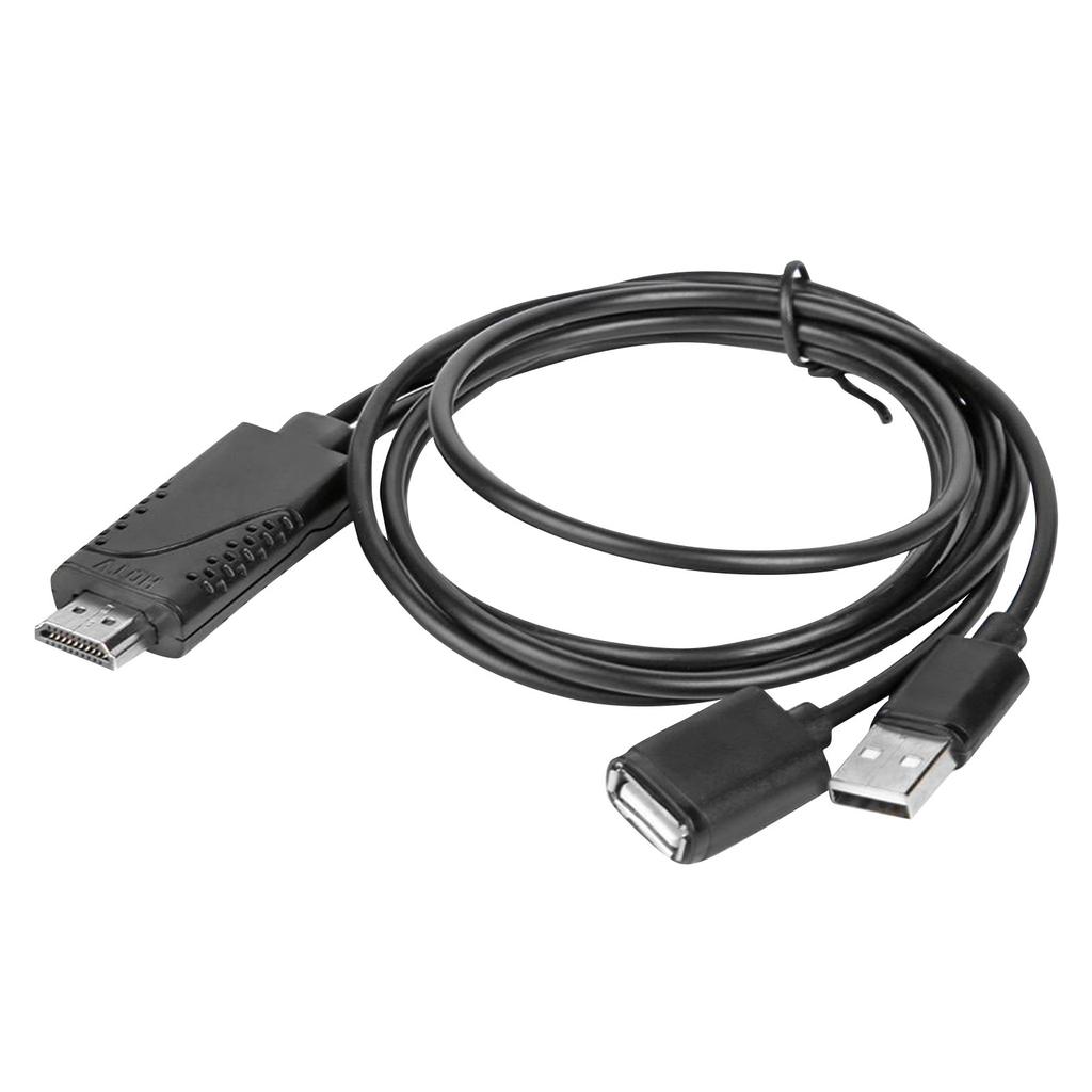 USB Female To Compatible Male 1080P Digital AV Adapter Cable Conversion Cable