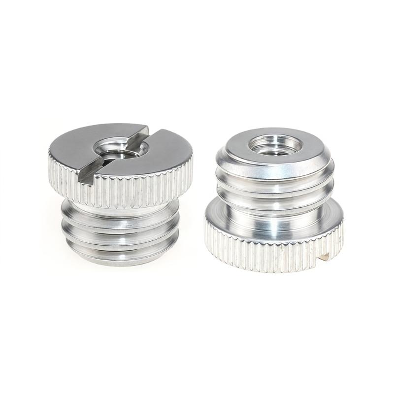 Aluminum Alloy 1/4 to 5/8in 3/8 to 5/8in Male Threaded Screw Mount Adpater Rustproof Converter Lasers Level Accessory