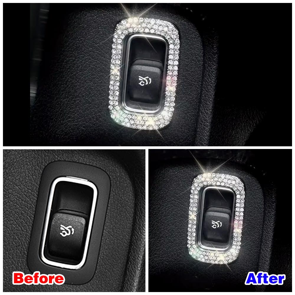 Für Mercedes Benz B-Klasse W247 2018 2019 2020 B180 B200 B220 B250 Hinterer Kofferraum Verstellschalter Knopfleiste Kristallverkleidung