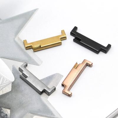 Kovový konektor pro Samsung Galaxy Watch 7/6/5/4 Classic 18mm 20mm 22mm Rychloupínací nerezový adaptér pro Huawei Watch5