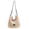 Beach woven bag women's new hollow knitted handbag large capacity shoulder crossbody armpit bag