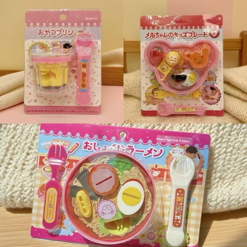 Creative Fun Ice Cream Feeding Toys Set For Food Feeding Early Education Strawberry Pudding Toy Playing Houses Toys For Children