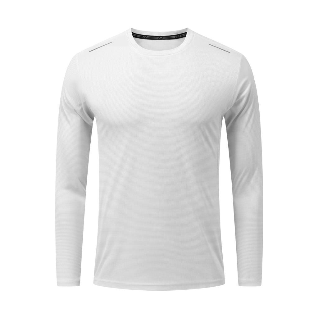 Herren Schnelltrocknendes Langarm-Laufshirt - Herbst Rundhals Fitness-Top