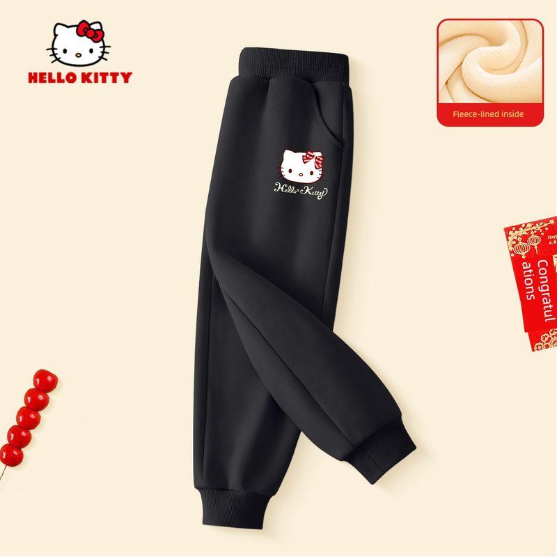 Hellokitty Girls' Winter Clothing Set 2025 New Fashionable and Stylish Children's Clothes for New Year Celebrations and New Year Greetings