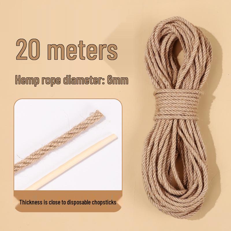 

Когтеточка из сизаля своими руками: Устойчивая к царапинам когтеточка и доска с хлопково-льняной пеньковой веревкой