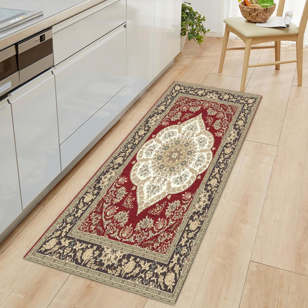 Non-Slip Kitchen Carpets For Living Room Long Area Rug Kitchen Floor Mat Carpets Bathroom Entrance Door Mat Home Decor Alfombra