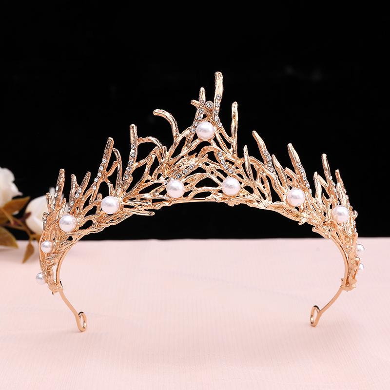 Children's Crown Hair Accessories  Cute Princesses Girls  Water Diamond King Crown Hair Bands Birthday Gifts for Girls Baby Headbands and Headwear