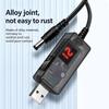 Usb Power Boost Line Boost Converter With Indicator Light Dc 5V To Dc 9V/12V Step Up Module 1M Usb Adapter Cable 2.1X5.5Mm Plug