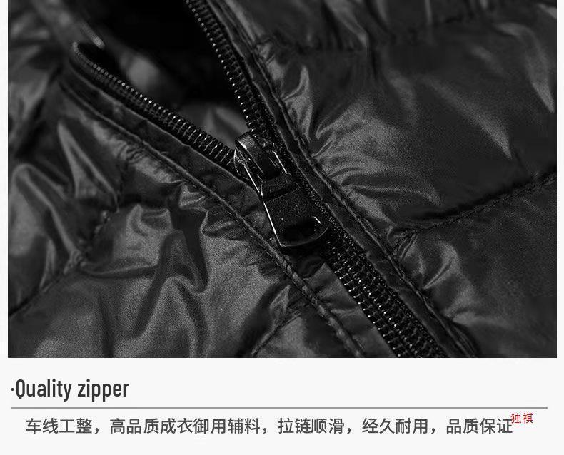 2023 Autumn/Winter Women's Slim Korean-Style Hooded Lightweight Down Jacket