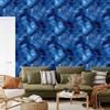 Ink Wallpaper, blue background, blue center for Living Room and Bedroom 50x1000