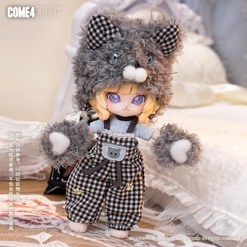 

COME4FREE Daily Series 12 Bjd Doll Clothes OB11 Doll Girls Diy Skirt Toys Cute Action Figure Accessories Cartoon Decor Gifts