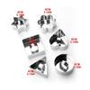 6 Pcs Cookie Cutters Moulds Stainless Steel Baking Utensil Cartoon Geometric Gift for Baking Lover Easy to Use