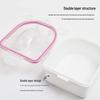 Double-Layer Insulated Hand Soak Bowl for Nail Care and Cuticle Softening