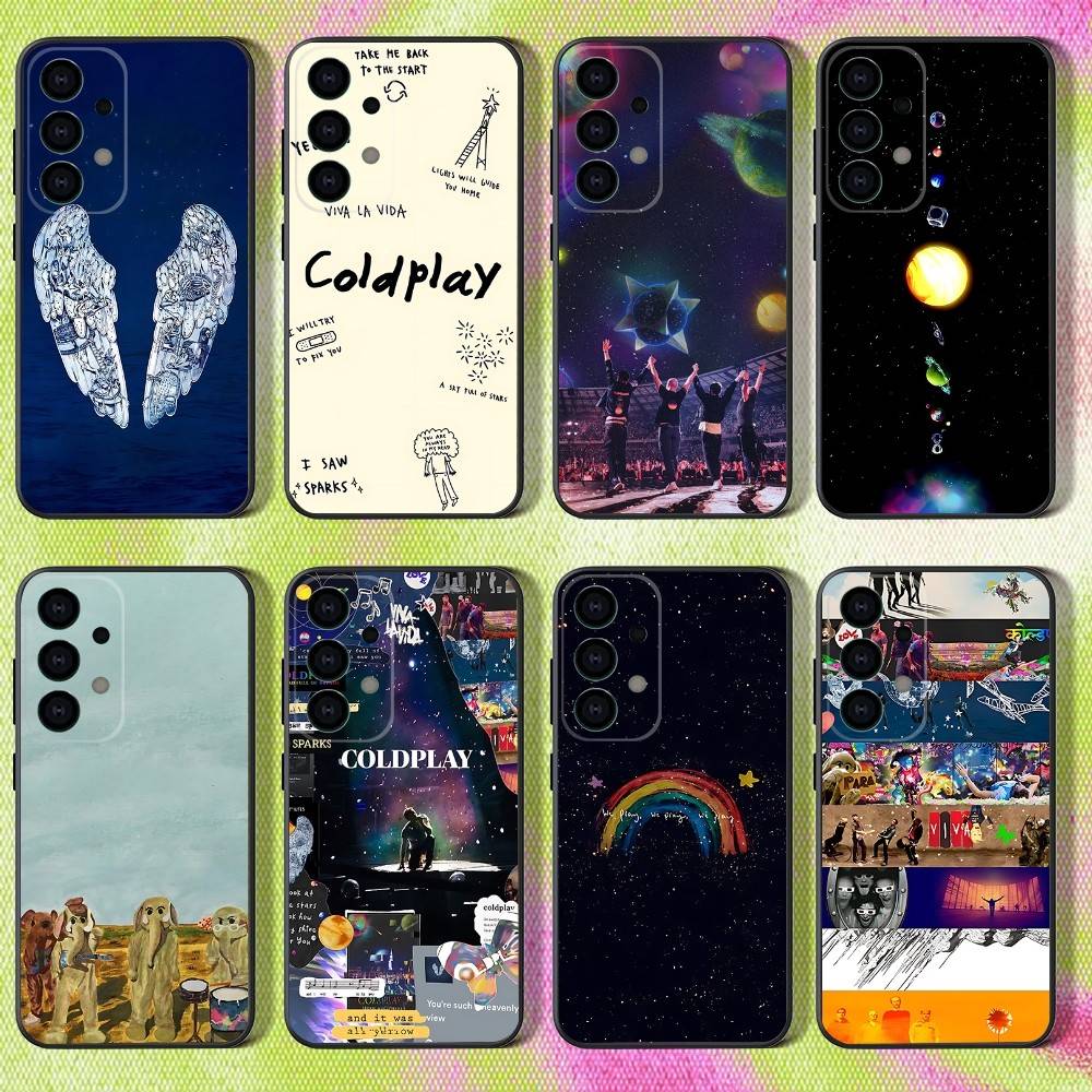 Band C-Coldplay Phone Case Silicone Soft For Samsung S25,S24,S21,S22,S23,S30,Ultra,S20,Plus,Fe,Lite