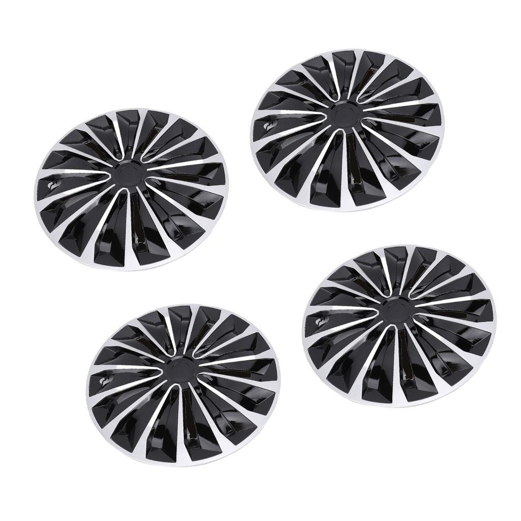 4 szt. 15-calowe Kołpaki Kół Pełne Stylowy Wygląd Dopasowanie do Felgi R15 dla Większości Samochodów Ciężarówek SUV