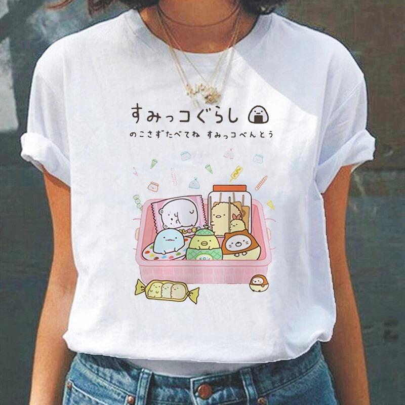 Cartoon Cute Japanesestyle Fashion Women TShirts Harajuku Kawaii Clothes Short Sleeve Summer Tees Casual FeUnisex Tops ONeck