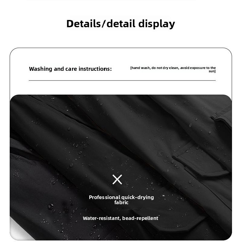 2026 Spring and Autumn Men's Casual Pants Youth Straight-Leg Sports Pants Men's Multi-Pocket Quick-Dry Pants