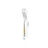 Star Diamond Stainless Steel Gold-Plated Flatware Set: Luxury Knife, Fork, and Spoon for Upscale Dining.